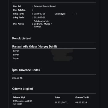 Rezervasyon İadesi ve Sağlık Koşulları Sorunu