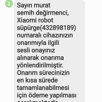 Robot Süpürge Onarımında Hayal Kırıklığı: Eksik Hizmet ve Fatura Sorunu