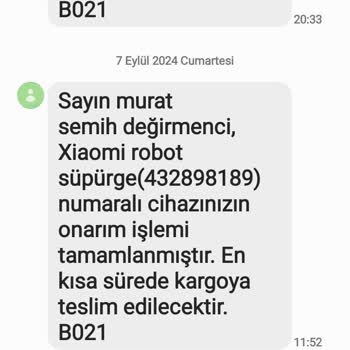 Robot Süpürge Onarımında Hayal Kırıklığı: Eksik Hizmet ve Fatura Sorunu