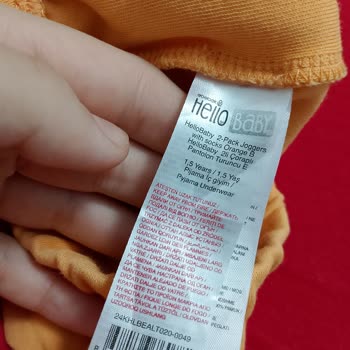 Bebek Ürünü İlk Yıkamada Renk Solması