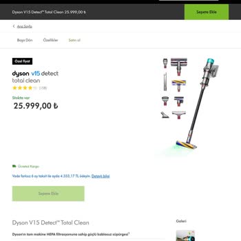 Trendyol'dan Aldığım Dyson Süpürge İçin Fiyat Farkı Şoku