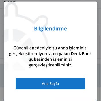 Denizbank Hesap Blokesi ve EFT Sorunu