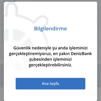 Denizbank Hesap Blokesi ve EFT Sorunu