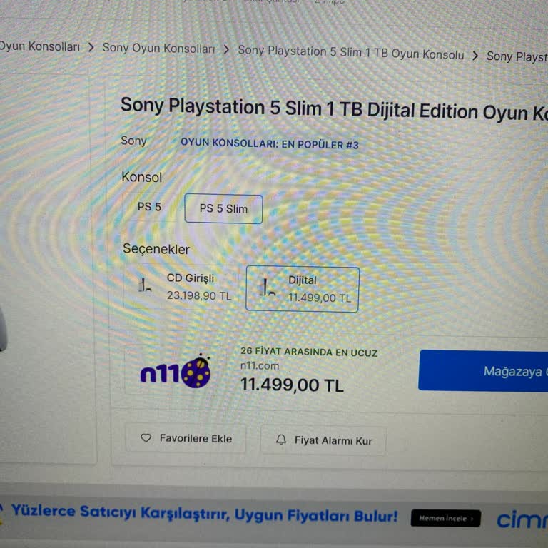 Mağaza ve Site Fiyatları Arasındaki Tutarsızlık