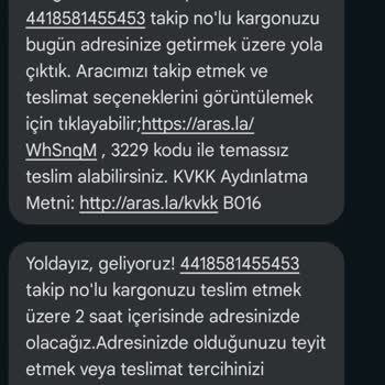 Aras Kargo'nun Teslimat Karmaşası ve Yanıltıcı Bilgilendirmesi