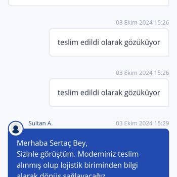 İade Edilen Modem İçin Haksız İcra Tehdidi