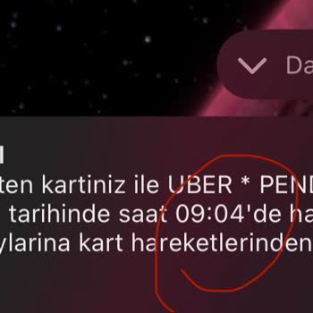 Uber Ücretlendirme Sorunu ve İade Talebi
