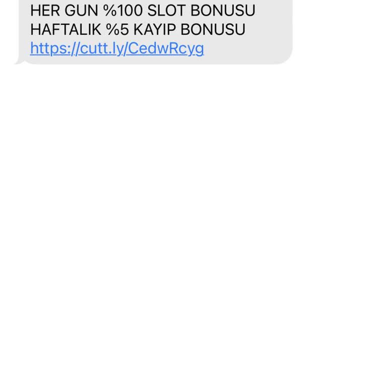 Zlot İzinsiz Gelen Bahis SMS'lerinden Kurtulmak İstiyorum