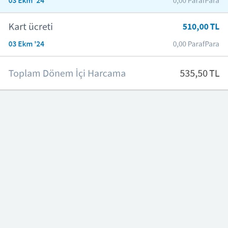 Halkbank Paraf Kart Ücretlendirmesi Hakkında Haksızlık