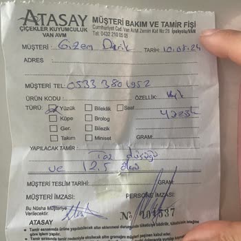 Atasay Yüzüğünde Taş Sorunu ve İlgisiz Hizmet