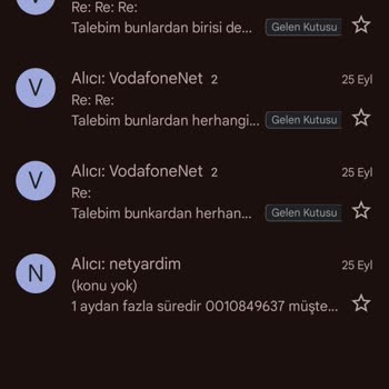 Vodafone Ev İnterneti Sorunu ve İade Talebi