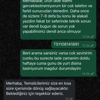 İade Sürecinde Yanıtsız Kalan Yardım Talepleri