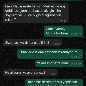 İade Sürecinde Yanıtsız Kalan Yardım Talepleri