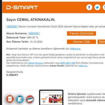 Ölüm Sonrası Fatura Şoku: DSmart'ın İlgisizliği