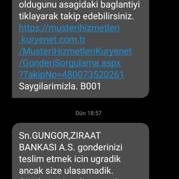 Kuryenet İle Kart Teslimatında Yaşanan Sorunlar