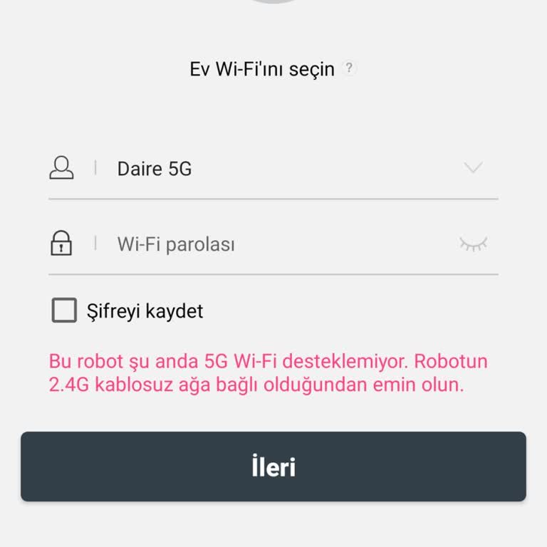 Robotum 5G Yüzünden Çalışmıyor