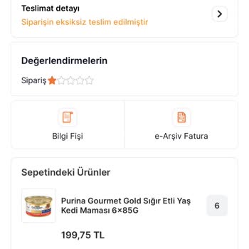 Yanlış Teslimat ve Müşteri Hizmetleri İlgisizliği