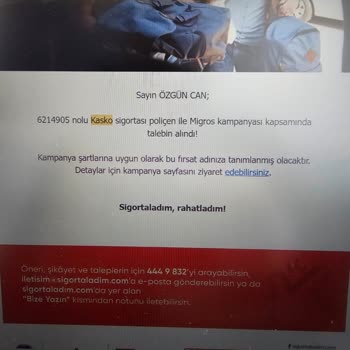 Kasko Poliçesi Kodu Sorunu: Yanlış ve Kullanılmış Kodlar