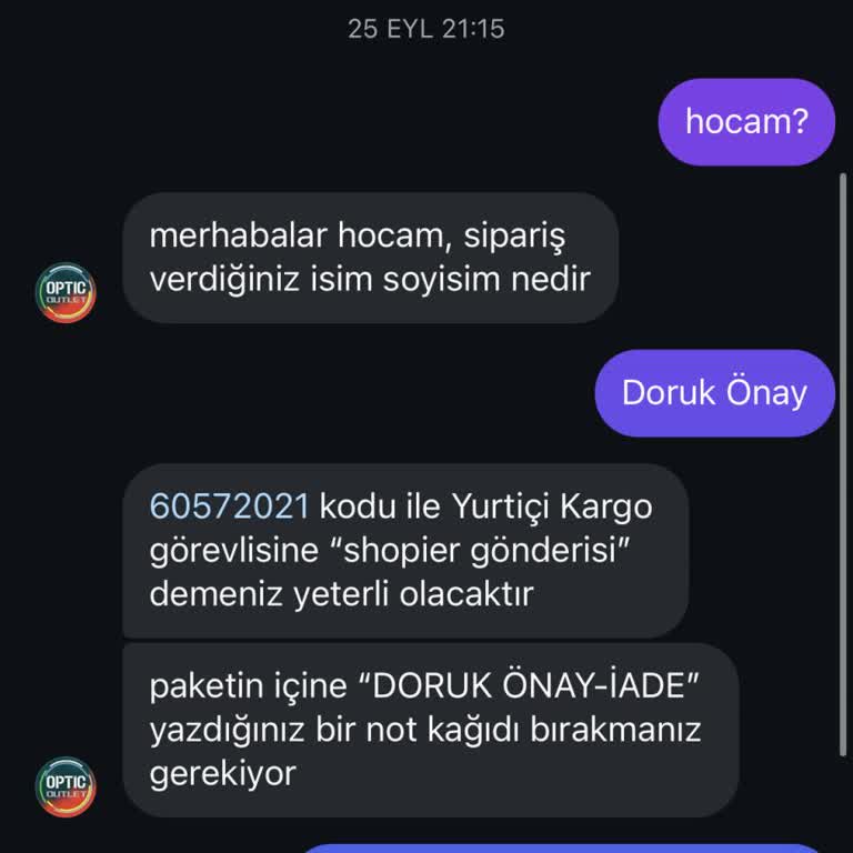 İade İşlemlerinde İletişim Sorunu ve Yanıtsız Mesajlar