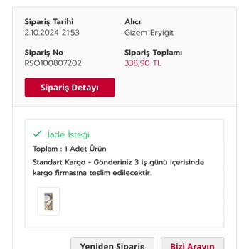 Rossmann iade sürecinde yaşanan belirsizlik ve para iadesi sorunu