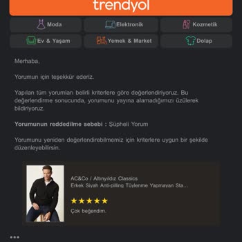Trendyol'da Yorum Yapma Sorunu