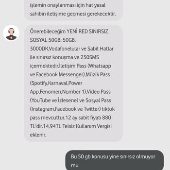 Vodafone Sınırsız Paket Hızı ve Destek Sorunu