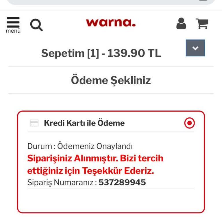 Warna Wear Şikayeti