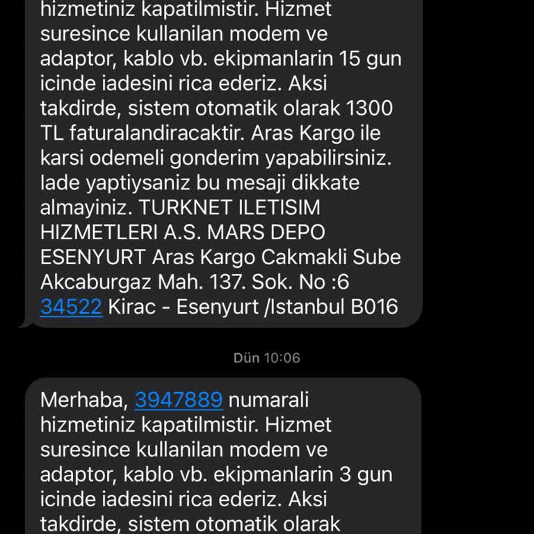TurkNet İade Süreci ve Altyapı Sorunu