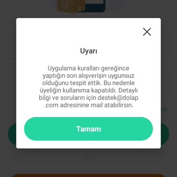 Dolap Hesap Banı Ve Para İadesi Sorunu