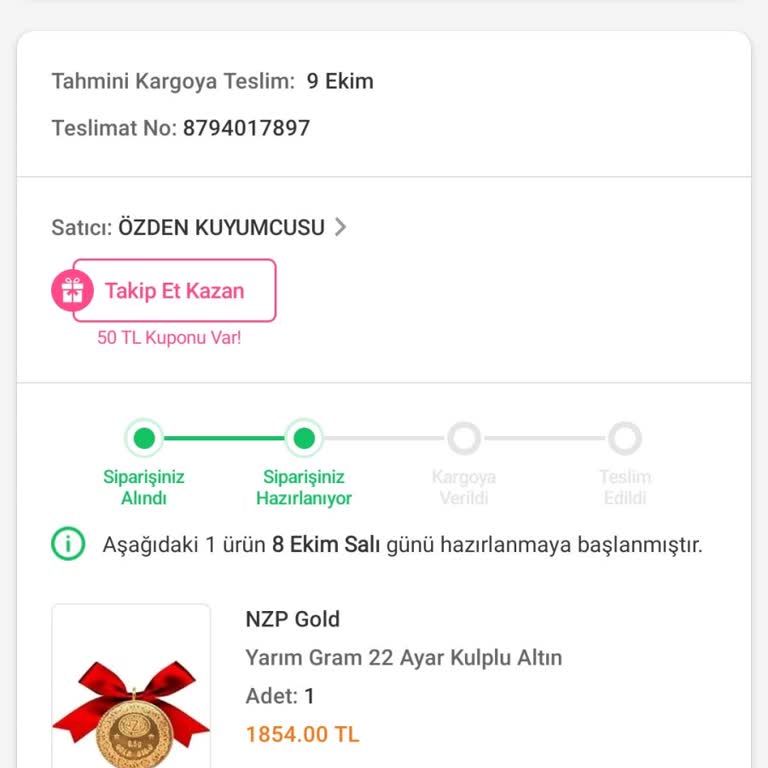 Trendyol'un Altın İptal Politikası Mağduriyeti