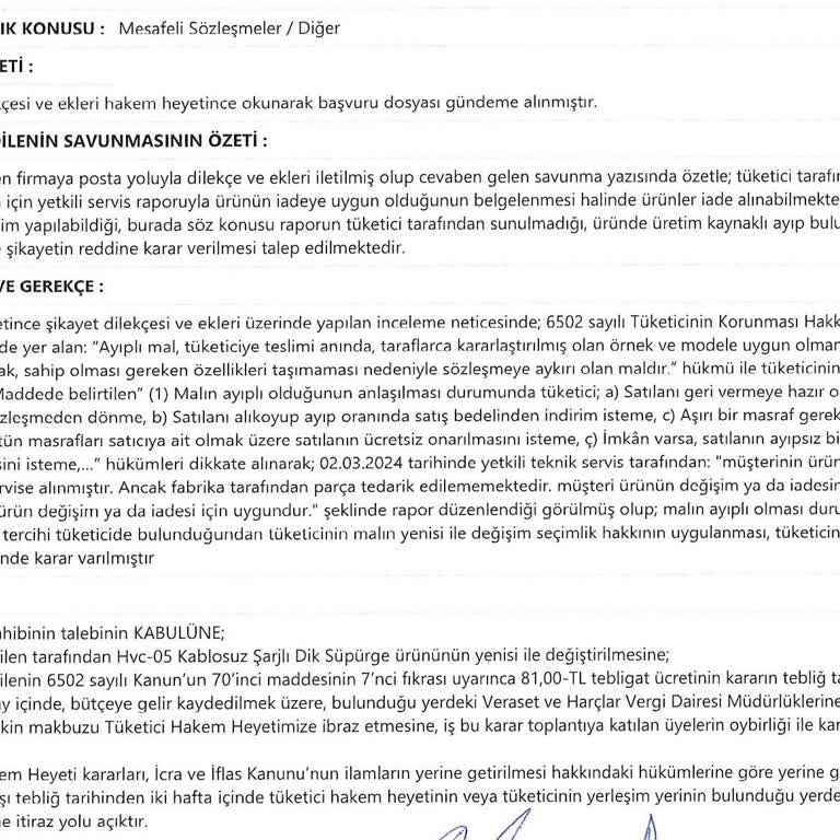 Trendyol'un Tüketici Hakem Heyeti Kararını Yok Sayması ve İade Sürecindeki Zorluklar