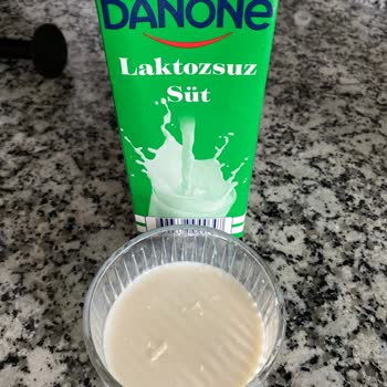 Danone Laktozsuz Süt İçindeki Parçalar