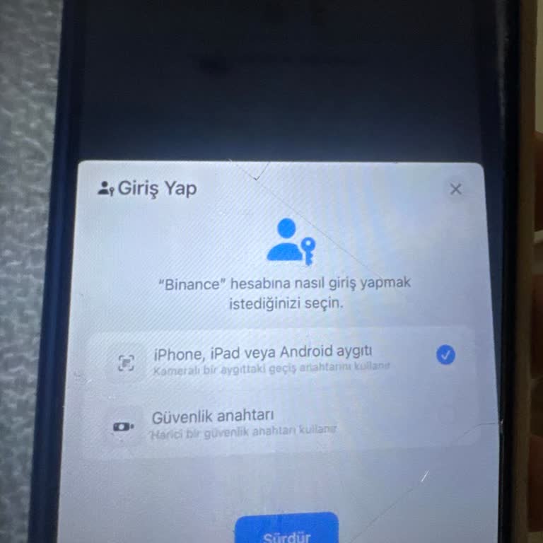 Telefon Değişikliği Sonrası Güvenlik Şifre Sorunu