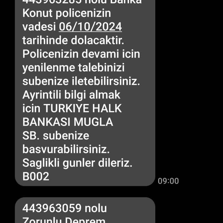 Konut sigortası izinsiz yenilendi, iptal istiyorum