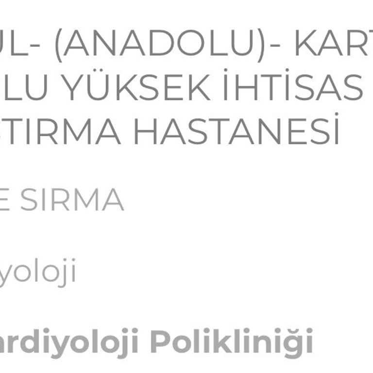 Koşuyolu Kalp Hastanesi'nde Nezaketsiz Doktor Deneyimi