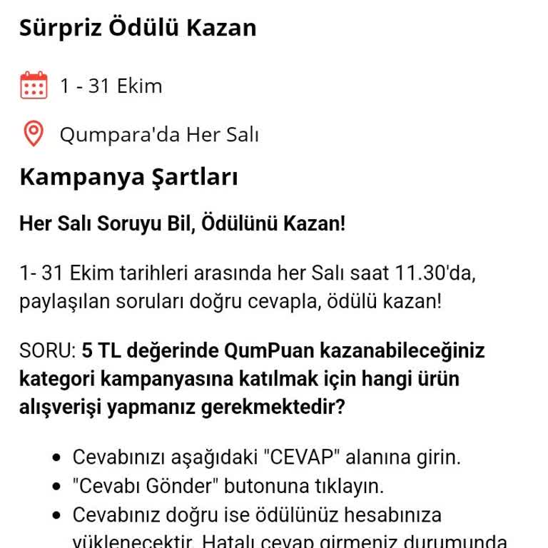 Qumpara Uygulamasında Bildirim Sorunu