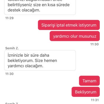 Yemek Sepeti'nde İptal Hakkı Sorunu