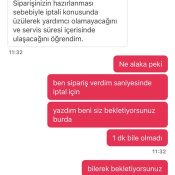 Yemek Sepeti'nde İptal Hakkı Sorunu