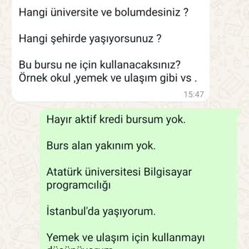 Burs Başvurusunda Yaşanan Güven Sorunu