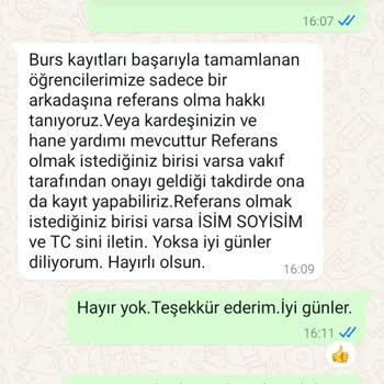 Burs Başvurusunda Yaşanan Güven Sorunu