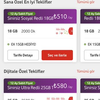 Vodafone Paket Yükseltme Sorunu