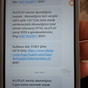 Bilinmeyen Uygulama Üyeliği ve Yüksek Fatura Sorunu