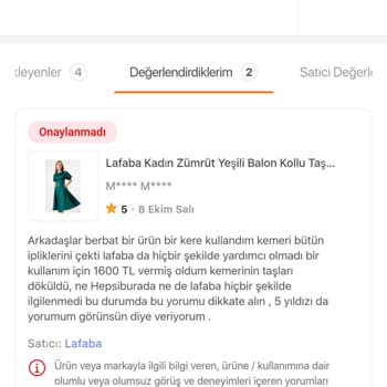 Hepsiburada ve Lafaba'da Müşteri Hizmetleri Hayal Kırıklığı