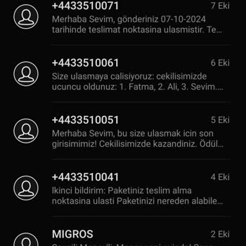Yanıltıcı Kargo SMS'leri