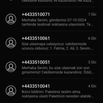 Yanıltıcı Kargo SMS'leri