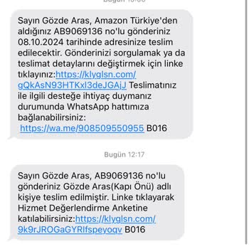 Teslim Edilmeyen Ürün ve Yetersiz Müşteri Hizmetleri