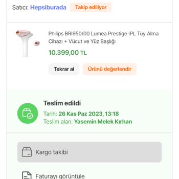 Philips Lumea 950'nin Yedek Parça Sorunu