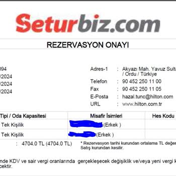 Setur ile Seyahat: Fatura Detaylarında Sürekli Aksama ve Yetersiz Müşteri Hizmetleri
