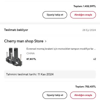 Aliexpress Cheryy Man Shop Store Şikayeti