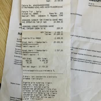 Arızalı Espresso Makinesi ve Yetersiz Müşteri Hizmetleri